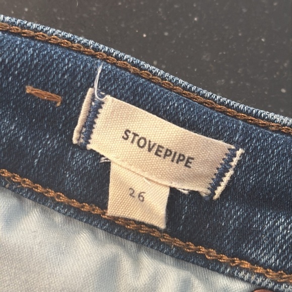 Madewell Stovepipe Jeans in Pendelton SZ 26 - Picture 4 of 9